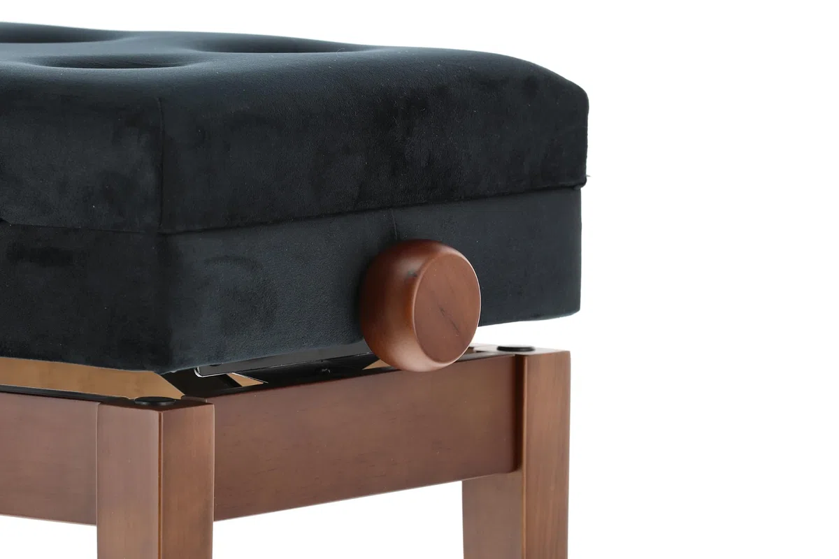 GEWA Pianobank Deluxe Compartment, nussbaum matt, mit Notenfach