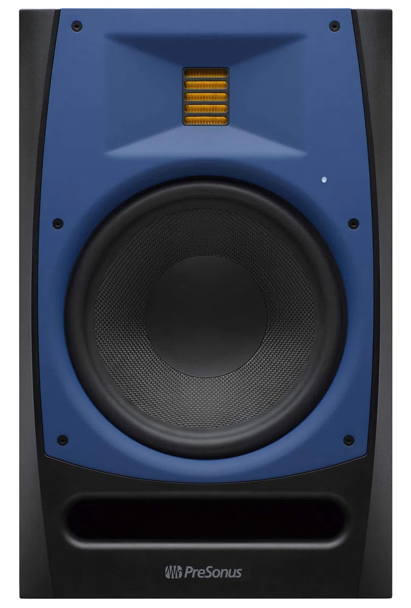 PreSonus R80 AMT Studiomonitor mit 8" Treiber und Bändchenhochtöner, Schwarz