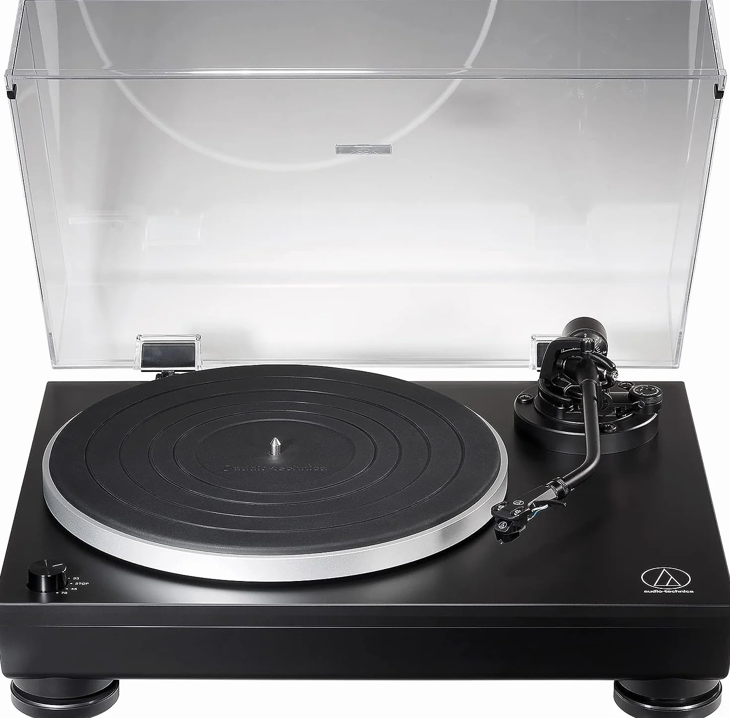 Audio-Technica LP5x Manueller Plattenspieler mit Direktantrieb Schwarz