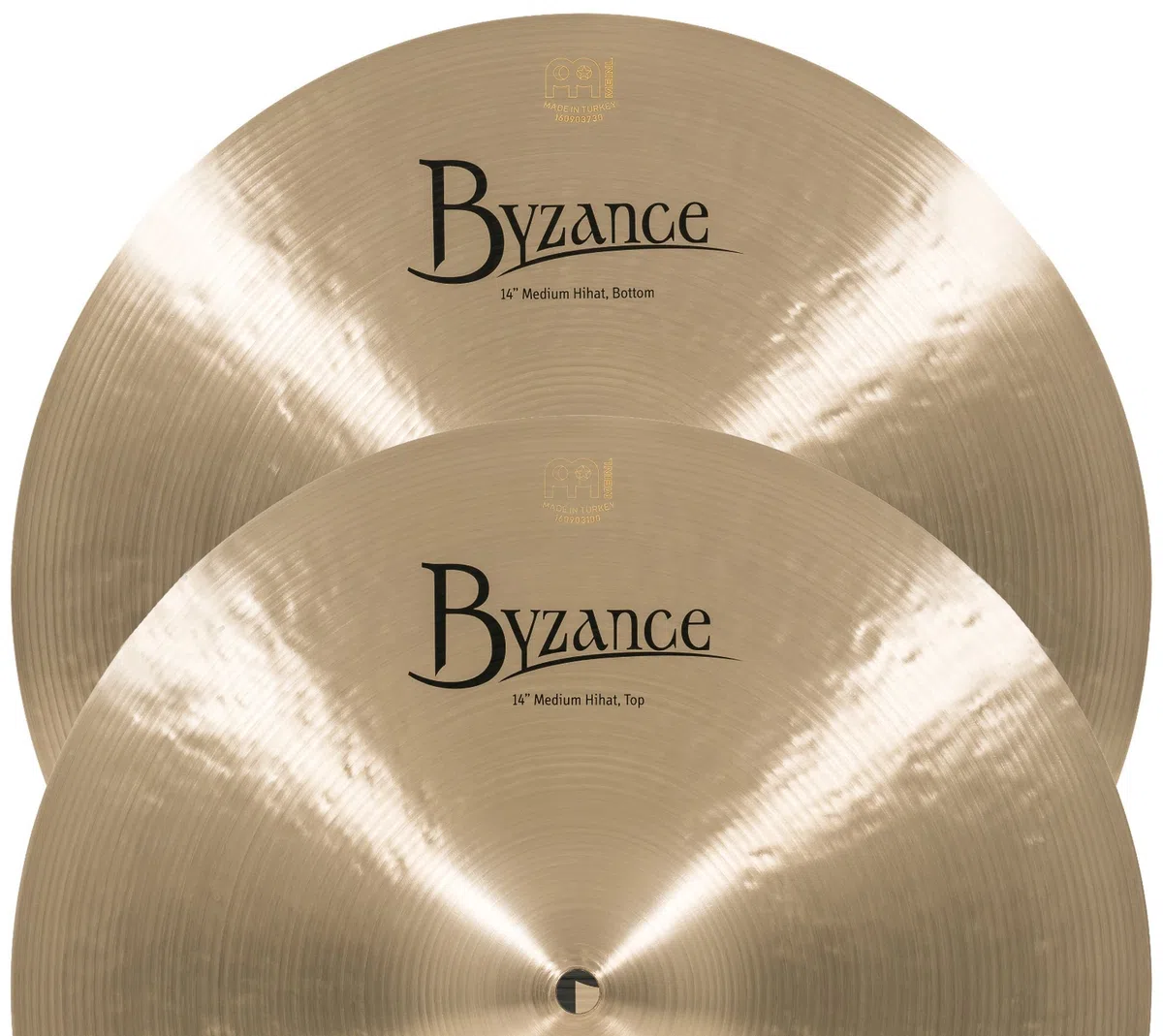 Meinl Byzance Medium HiHat 14" B14MH, Traditional Finish