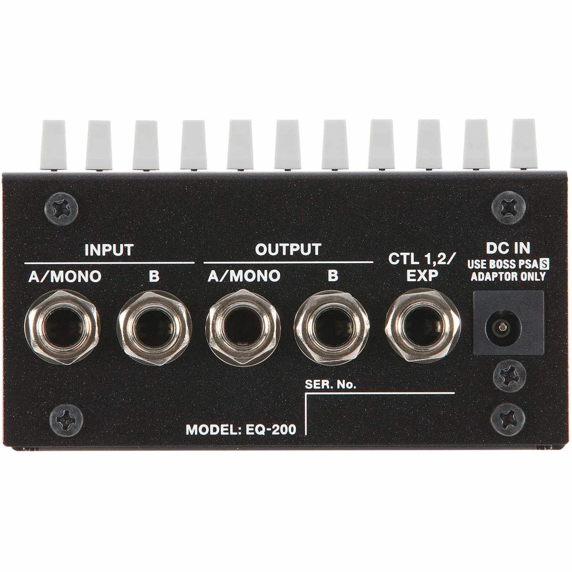 Boss EQ-200 graphischer Equalizer + keepdrum Klinken-Kabel 3m