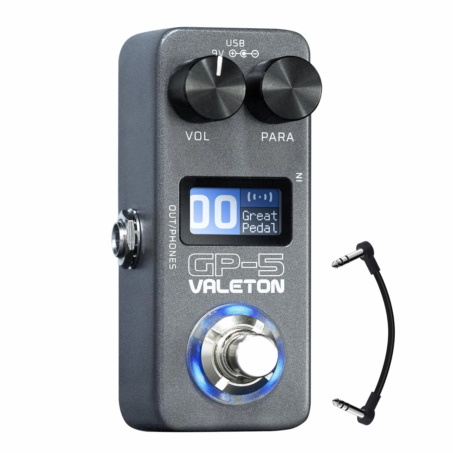 VALETON Multi-Effekt Prozessor & NAM/IR Loader Pedal Super Compact GP-5