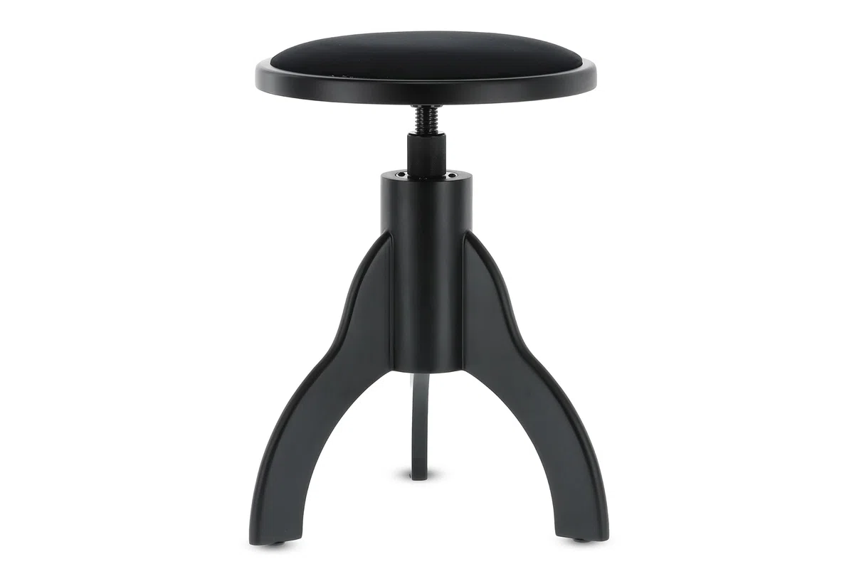 GEWA Pianostuhl, schwarz matt, Sitz rund 35 cm