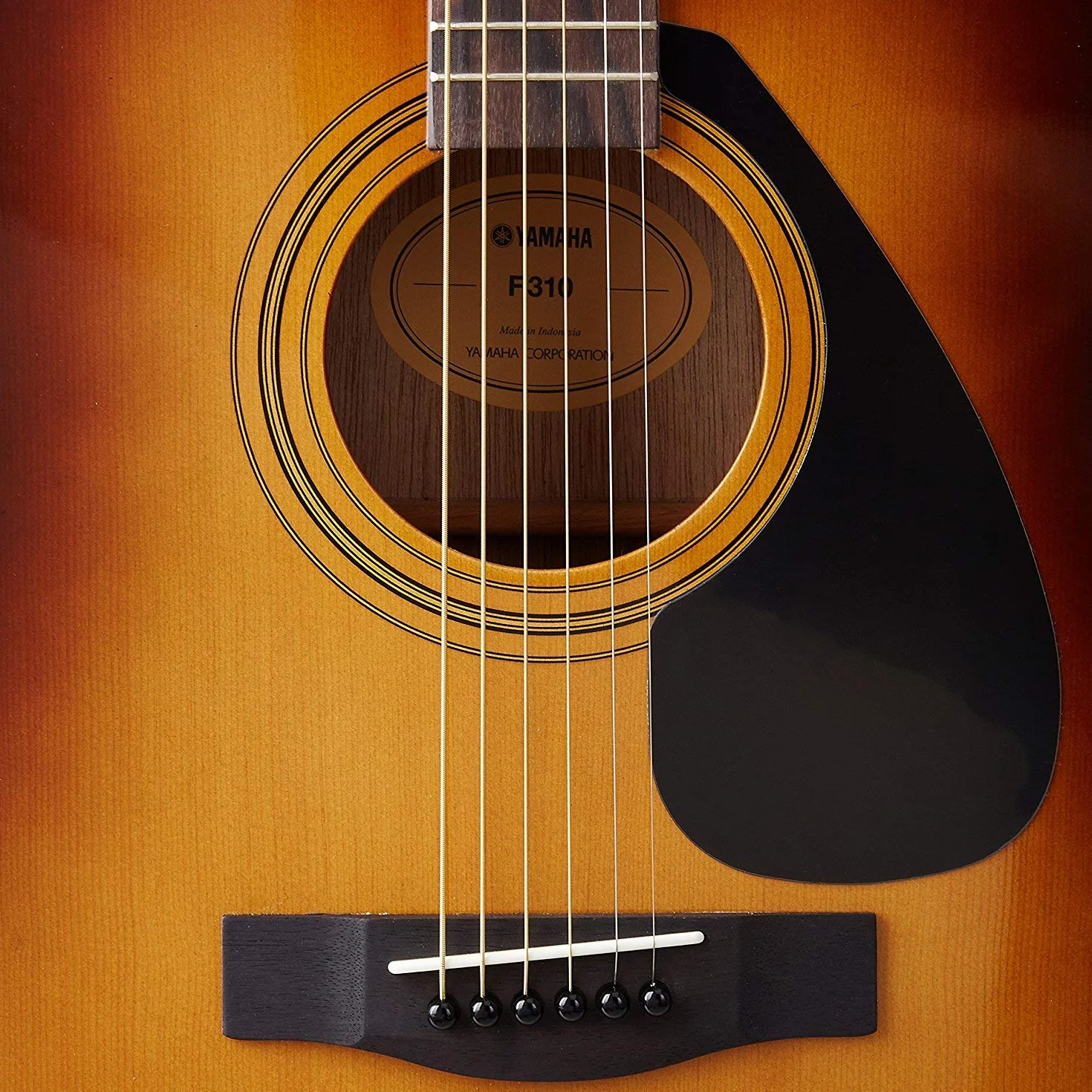 Yamaha F310 TBS Westerngitarre braun sunburst – Hochwertige Dreadnought-Akustikgitarre für Erwachsene & Jugendliche – 4/4 Gitarre aus Holz
