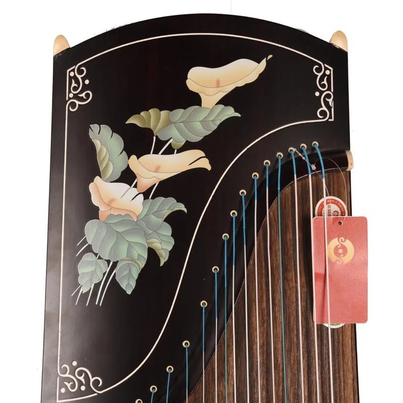 JITEM Professionelles Paulownia-Guzheng in Leistungsqualität (163 cm), traditionelles chinesisches Saiteninstrument, Zither für Anfänger und Profis(Color:B)
