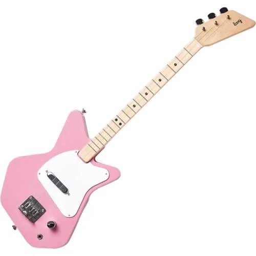 Loog Pro Electric Guitars Pink Kindergitarre
