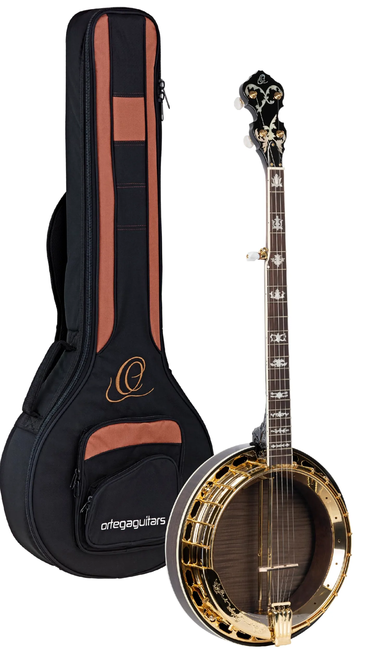 ORTEGA GUITARS Falcon Series Banjo 5 String - Natur Ahorn inklusiv Tasche (OBJ850-MA)