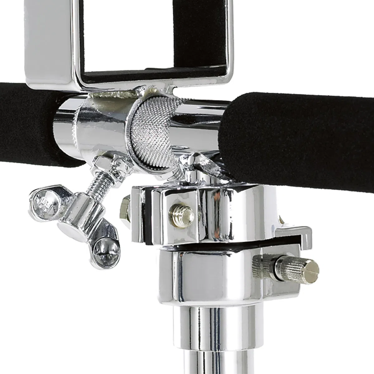 Meinl Percussion Professional Bongo Stand - Doppelständer zum Spielen im Sitzen für zwei Bongos - Stahl, Verchromt (TMB-S)