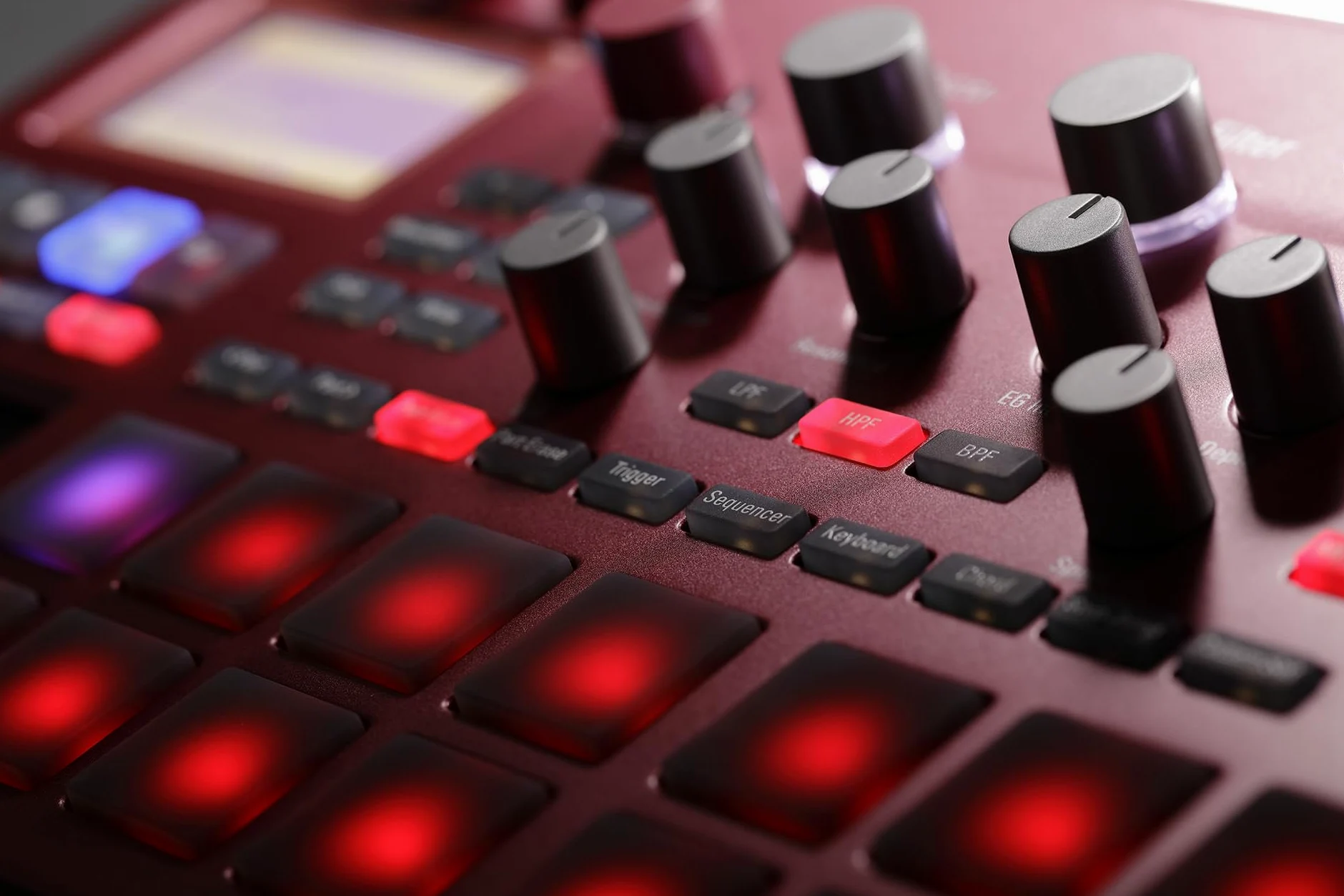 Korg ESX2 Electribe Sampler Produktionsstation Rot