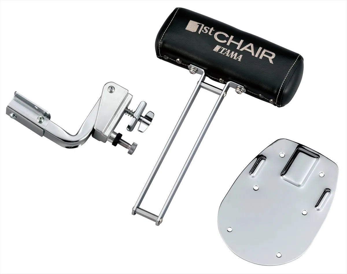 Tama 1st Chair Drumhocker Lehne - Rückenlehne - Schlagzeug Stuhl Zubehör, Schwarz (HTB5B)