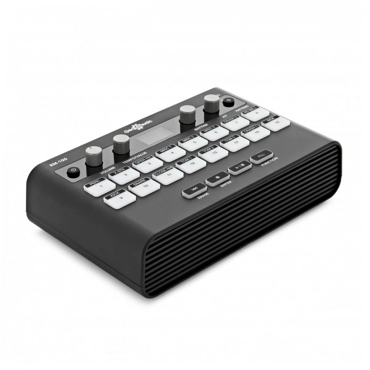 Rhythm & Drum Machine RM-100 mit 185 Drum-Samples 48 Kits 5 Reverb Typen