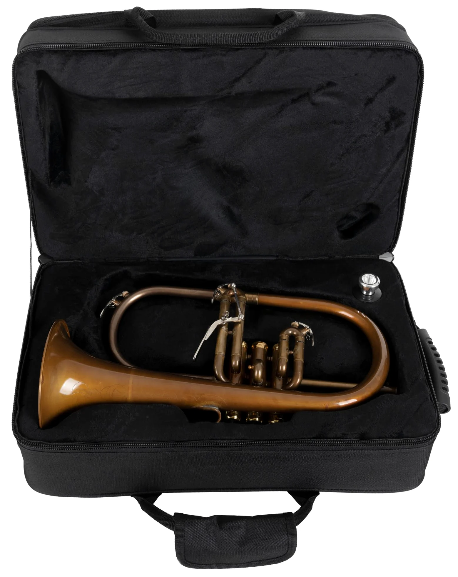 FH-60GV Flügelhorn - aus Phosphorbronze - Stimmung: Bb - Schallbecher-Ø: 152 mm - inkl. Leichtkoffer - säurebehandelt und klarlackiert