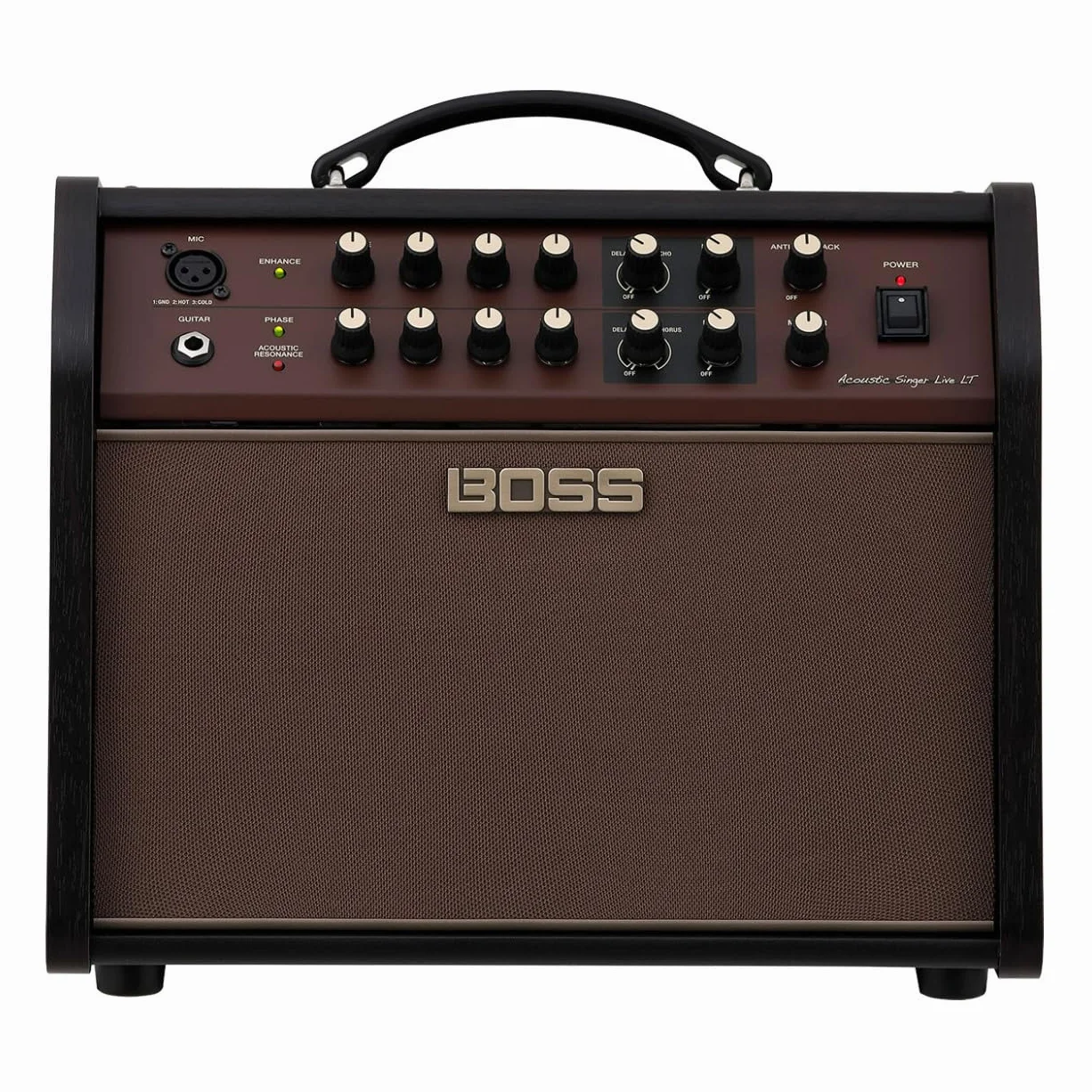 BOSS Acoustic Singer Live LT ACS-LIVE LT Akustischer Gitarren- und Gesangsverstärker für elektroakustische Gitarre und Gesangsmikrofon