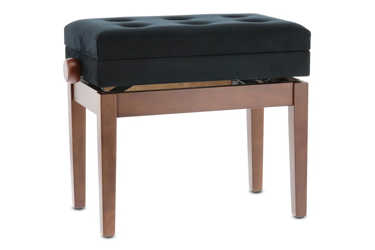 GEWA Pianobank Deluxe Compartment, nussbaum matt, mit Notenfach