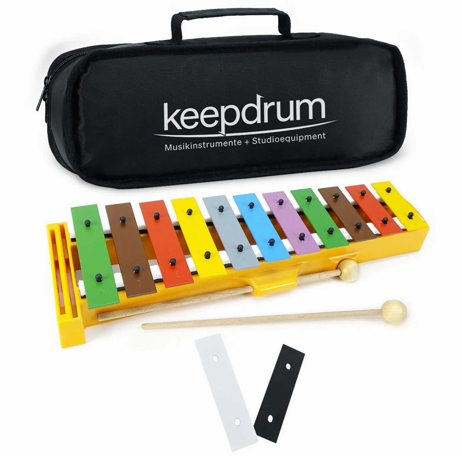 Sonor GS PLUS Glockenspiel + 2 Erweiterungs-Klangstäbe Fis-Bb + keepdrum Tasche